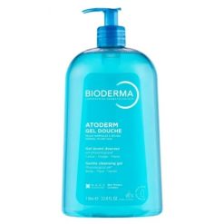 Gel nettoyant moussant haute tolérance et sans savon pour peaux sèches Atoderm BIODERMA 1L