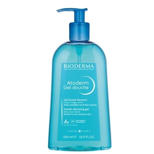 Gel nettoyant moussant haute tolérance et sans savon pour peaux sèches Atoderm BIODERMA 500ml