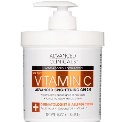 Crème pour le corps à la vitamine C ADVANCED CLINICALS 454ml