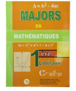 Livre Scolaire Majors en Mathématique1ère A et SES
