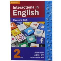 Livre Scolaire Interactions in English 2nde