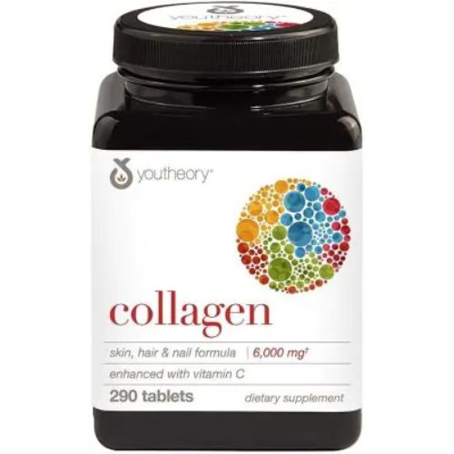 Complément alimentaire avec vitamine C pour la Santé Youtheory Collagen Advanced, 290 comprimés