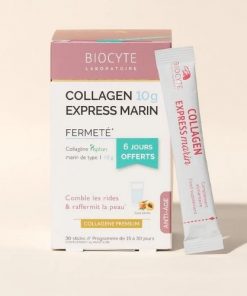 Complement Alimentaire pour Combler les rides & raffermir la peau COLLAGEN EXPRESS MARIN BIOCYTE 30 sticks