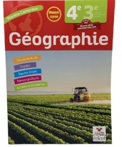 Livre Scolaire D'Géographique Planète Cameroun 4è/3è