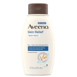 Gel douche sans parfum pour peaux sensibles, sèches et irritées AVEENO 354 ml