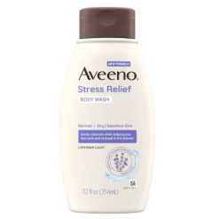Gel douche anti-stress apaisant à l'avoine, parfum lavande AVEENO Stress Relief 354 ml