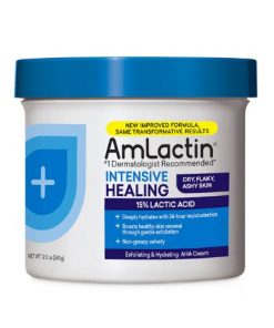 Crème cicatrisante intensive à 15 % d'acide lactique AHA AMLACTIN 340g