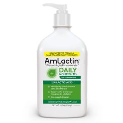 Lotion nourrissante quotidienne avec 12 % d'acide lactique AHA AMLACTIN 400g