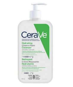 CERAVE Crème Moussante Nettoyante Hydratante à la niacinamide et acide hyaluronique 355 ml