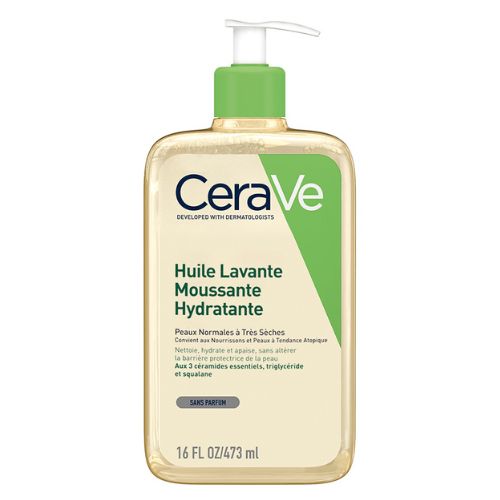 CERAVE Huile Lavante Moussante Hydratante aux triglycérides et squalène 473 ml