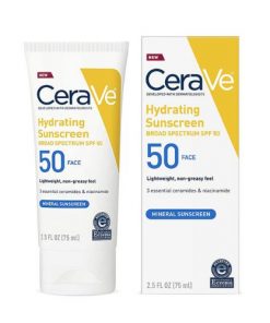 CERAVE crème solaire minérale aux 3 céramides essentielles et à la niacinamide 75 ml