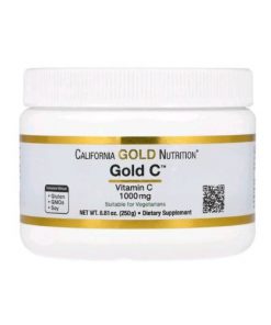 Complément alimentaire en poudre Gold C™ Vitamine C 1000mg CALIFORNIA GOLD NUTRITION 250g