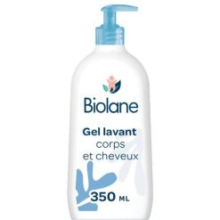 Gel lavant corps & cheveux 2 en 1 pour bébé BIOLANE 350ml