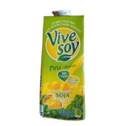 Boisson végétale au jus d'ananas et au soja VIVESOY PIÑA-ANANAS 1L