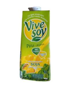 Boisson végétale au jus d'ananas et au soja VIVESOY PIÑA-ANANAS 1L