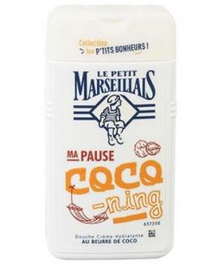 Gel Douche Crème Hydratante au Beurre de Coco Le Petit Marseillais 250ml