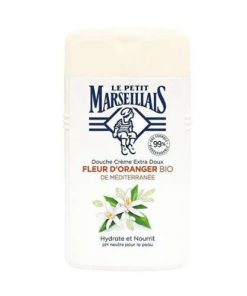 Crème de Douche Extra Douce à la Fleur d'Oranger Bio PETIT MARSEILLAIS 250ml