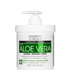 Crème apaisante et réparatrice à l'aloe vera Advanced Clinicals 454g