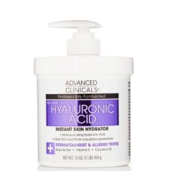 Crème hydratante à l'acide hyaluronique Advanced Clinicals 454g