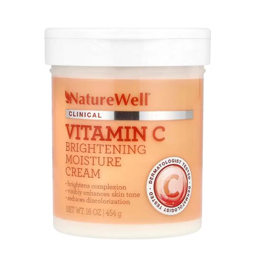 Crème hydratante éclaircissante à la vitamine C NatureWell 454g