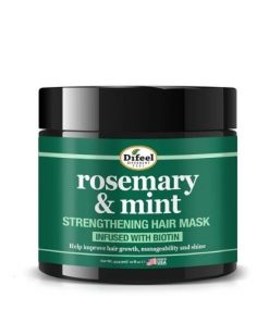 Masque capillaire fortifiant au romarin et à la menthe avec biotine DIFEEL 340g