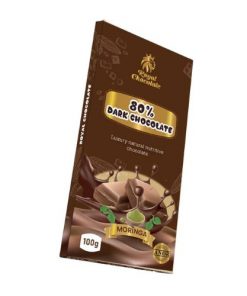 Chocolat Noir au Moringa Nutritif ROYAL CHOCOLATE 100g