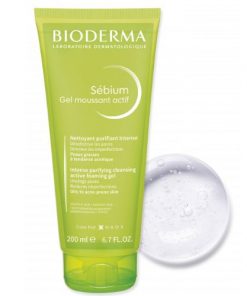 Gel nettoyant anti-imperfections pour peau à tendance acnéique et peau mixte à grasse Sébium actif BIODERMA 200ml