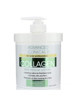 Crème de sauvetage pour la peau au collagène Advanced Clinicals 454g