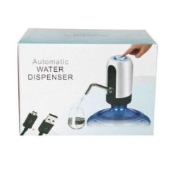 Distributeur automatique d’eau rechargeable avec câble USB robinet d’eau réglable 360° en acier inoxydable