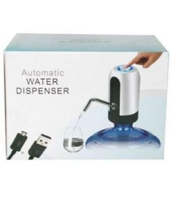 Distributeur automatique d’eau rechargeable avec câble USB robinet d’eau réglable 360° en acier inoxydable