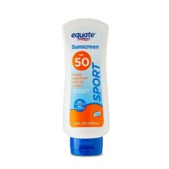 Crème solaire à large spectre SPF50 Sport EQUATE 258g