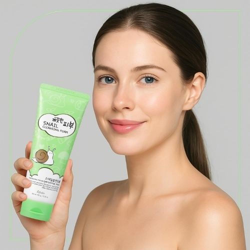 Nettoyant visage nourrissante et hydratante à la bave d'escargot ESFOLIO 150g – Image 2