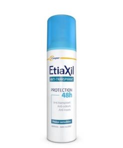 Déodorant anti-transpirant Spray 48h pour peaux sensibles ETIAXIL 150ml