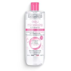 Eau micellaire démaquillante pour peaux sèches & sensibles EVOLUDERM 500ml