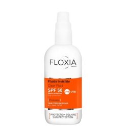 Crème solaire Fluide transparent FPS50 pour le corps FLOXIA 100ml