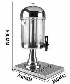 Distributeur de boissons froides et chaudes en acier inoxydable