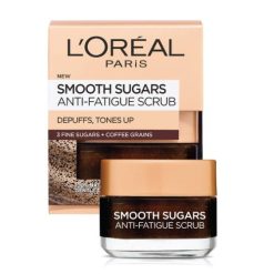 Gommage exfoliant Anti-fatigue Smooth Sugars conçu pour le visage et les lèvres L'ORÉAL PARIS 50ml