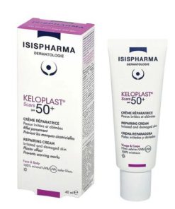 Crème réparatrice effet plâtre pour peaux sensibles KELOPLAST SCARS 50+ ISISPHARMA 40ml