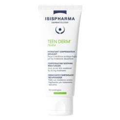 Crème hydratante apaisante compensatrice pour peaux grasses avec imperfections Teen Derm ISISPHARMA 40ml