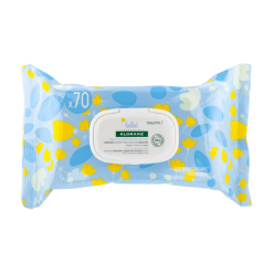 Lingettes Nettoyantes Douces au Calendula Bio KLORANE 70pcs