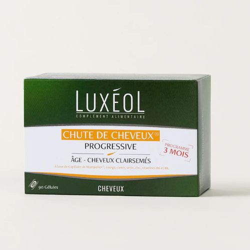 Complément alimentaire contre la chute de cheveux liée à l’âge Progressive LUXEOL 90 gélules