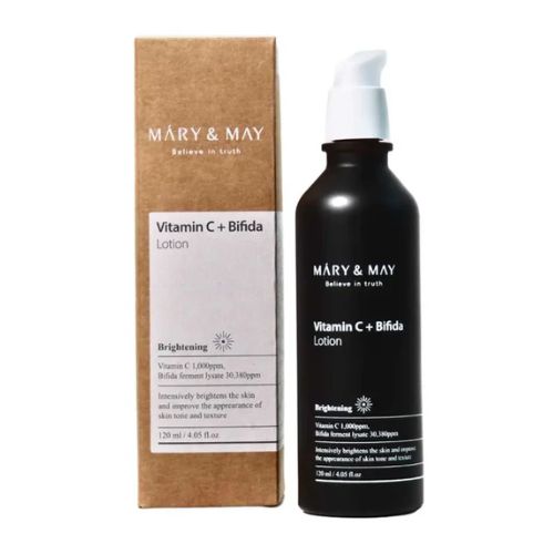 Lotion a la Vitamine C + Bifida MARY & MAY 120ml