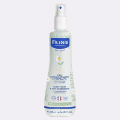 Eau Rafraichissante et Coiffante Bébé à l'eau de Camomille Bio MUSTELA 200 ML
