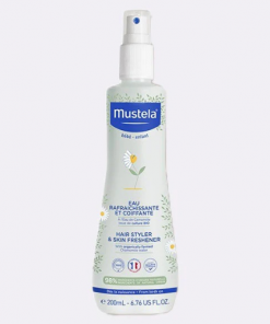 Eau Rafraichissante et Coiffante Bébé à l'eau de Camomille Bio MUSTELA 200 ML