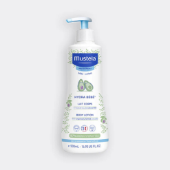 Lait corps Hydra Bébé à l'avocat BIO MUSTELA 500 ML