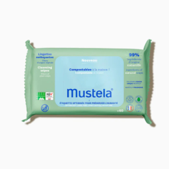 60 Lingettes nettoyantes compostables MUSTELA
