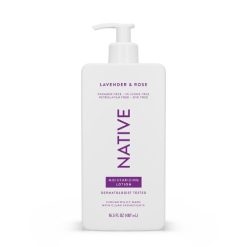 Lotion corporelle hydratant Lavande et rose NATIVE 487ml