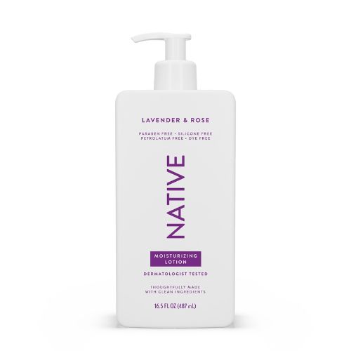 Lotion corporelle hydratant Lavande et rose NATIVE 487ml