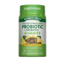 Complément alimentaire végétalien Probiotic pour favoriser la santé digestive NATURE'S TRUTH 50gummie