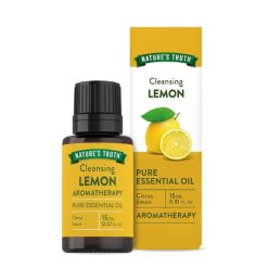 Huile essentielle de citron pour diffuseur, aromathérapie et massage NATURE'S TRUTH 15ml